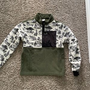 Boys XL 3/4 zip fleece